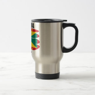 Grenada Flag Travel Mug Reisbeker