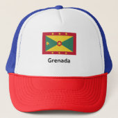 Grenada Flag Trucker Pet (Voorkant)
