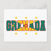 Grenada Flag Varsity Grenadian Carnaval Briefkaart (Voorkant)
