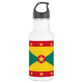 Grenada Flag Waterfles (Voorkant)