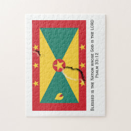 GRENADA | Gezegende natie | GRENADIAN FLAG Legpuzzel