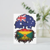 Grenada Grenadian Australian Australia Tree Roots Briefkaart (Staand voorkant)