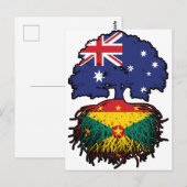 Grenada Grenadian Australian Australia Tree Roots Briefkaart (Voorkant / Achterkant)