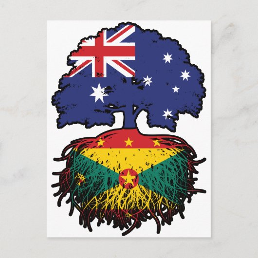 Grenada Grenadian Australian Australia Tree Roots Briefkaart (Voorkant)
