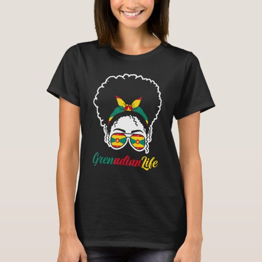 Grenada Grenadisch Leven T-shirt (Voorkant)