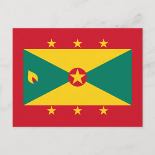 Grenada - Grenadische vlag Briefkaart