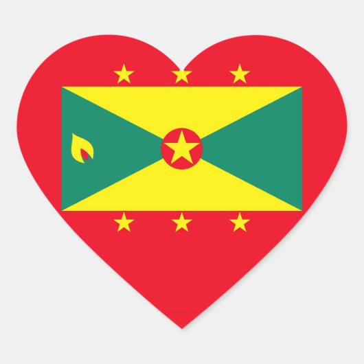 GRENADA HART STICKER (Voorkant)