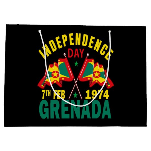 Grenada Independence Day Groot Cadeauzakje (Achterkant)