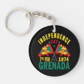 Grenada Independence Day Sleutelhanger (Voorkant)