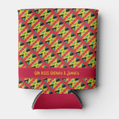 GRENADA JAMAICA Dual Flag op persoonlijke titel Blikjeskoeler (Voorkant)