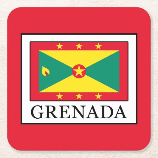 Grenada Kartonnen Onderzetters (Voorkant)