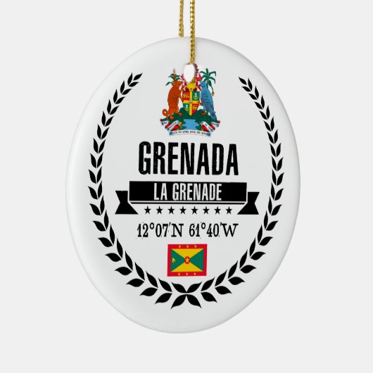 Grenada Keramisch Ornament (Rechts)
