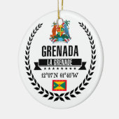 Grenada Keramisch Ornament (Links)