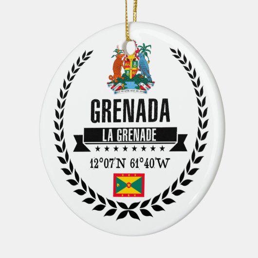 Grenada Keramisch Ornament (Links)