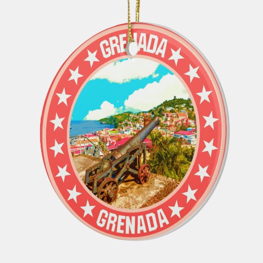 Grenada Keramisch Ornament (Links)