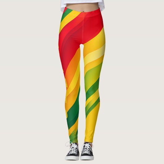 grenada klassieke kleurrijke leggings (Voorkant)
