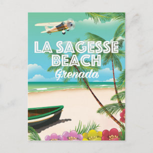 Grenada La Sagesse Reisposter Briefkaart