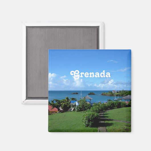 Grenada Landschap Magneet (Voorkant / Achterkant)