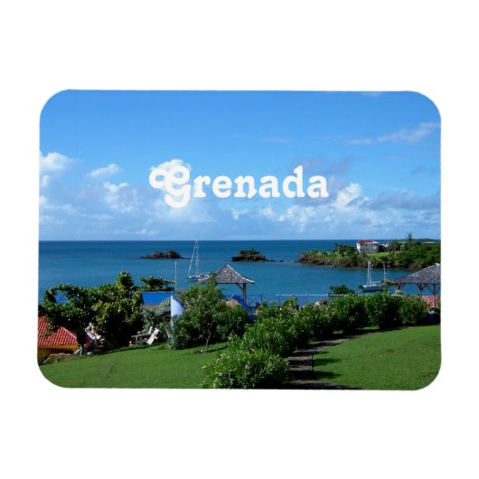 Grenada Landschap Magneet (Horizontaal)
