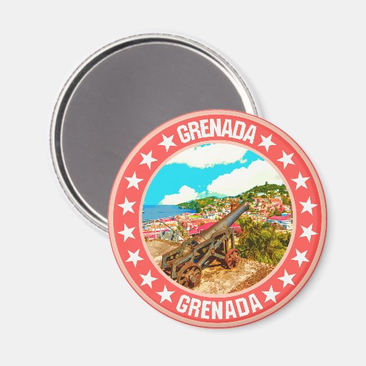 Grenada Magneet (Voorkant / Achterkant)
