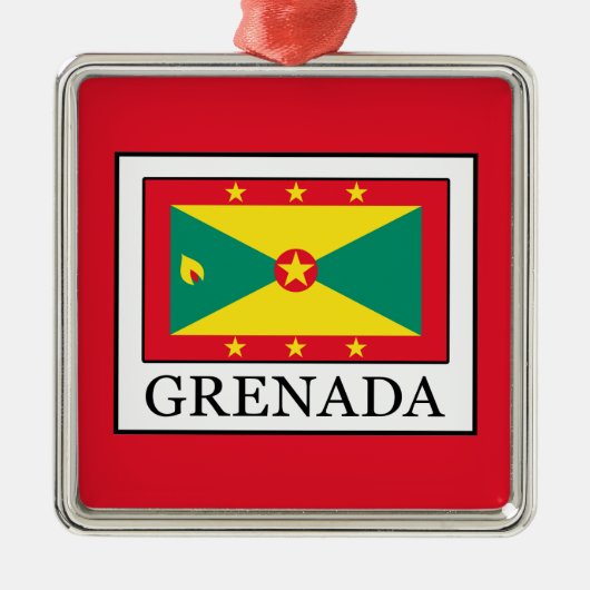 Grenada Metalen Ornament (Voorkant)