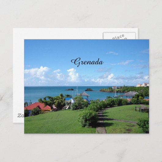 Grenada: Mooi Grenada briefkaart (Voorkant / Achterkant)