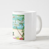 Grenada Morne Rouge Beach Reisposter Grote Koffiekop (Voorkant rechts)