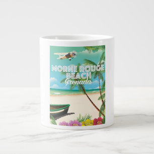 Grenada Morne Rouge Beach Travel Poster Grote Koffiekop