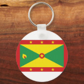 Grenada National Flag Sleutelhanger (Voorkant)