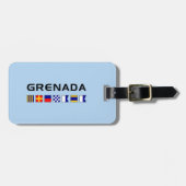 Grenada Nautical Maritime Sailing Flags Bagagelabel (Voorkant horizontaal)