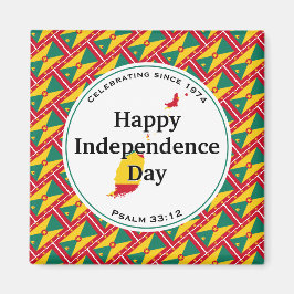 GRENADA ONAFHANKELIJKHEID Grenadian Flag Scripts Magneet