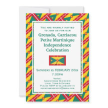 GRENADA ONAFHANKELIJKHEIDSVIERING Grenadische Vlag