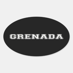 Grenada Ovale Sticker