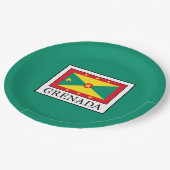 Grenada Papieren Bordje (Gekanteld)