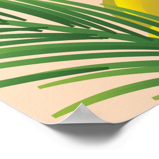 Grenada paradijs carriacou Travel Poster (Hoek)