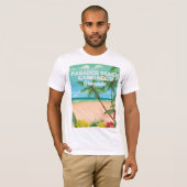 Grenada paradijs carriacou Travel Poster T-shirt (Voorkant volledig)