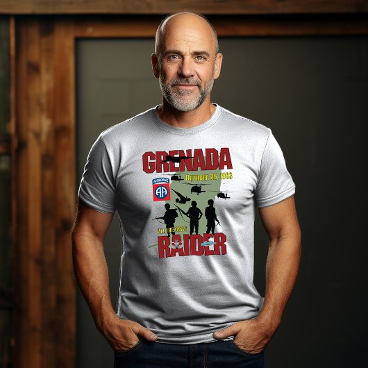 Grenada Raider 82e ABN licht t-shirt