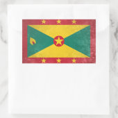 Grenada Rechthoekige Sticker (Tas)