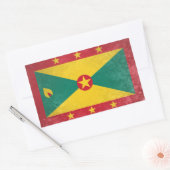 Grenada Rechthoekige Sticker (Envelop)