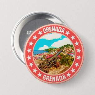 Grenada Ronde Button 7,6 Cm