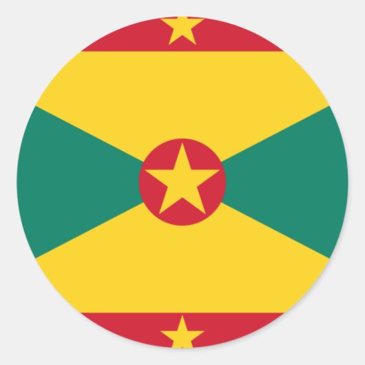 grenada ronde sticker (Voorkant)