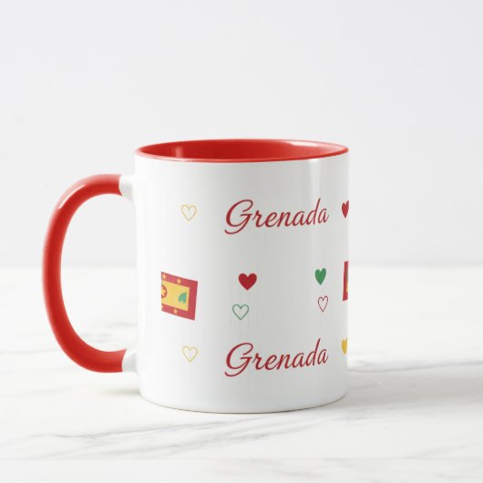 Grenada Roots Pattern Mok | Caribische Vlag (Links)