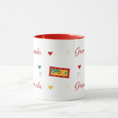 Grenada Roots Pattern Mug | Caribbean Flag Mok (Midden)
