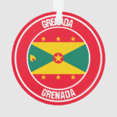 Grenada Round Emblem Ornament (achterkant)