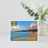 Grenada - Saint George - Grand Ans Beach - Briefkaart (Staand voorkant)