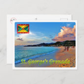 Grenada - Saint George - Grand Ans Beach - Briefkaart (Voorkant / Achterkant)