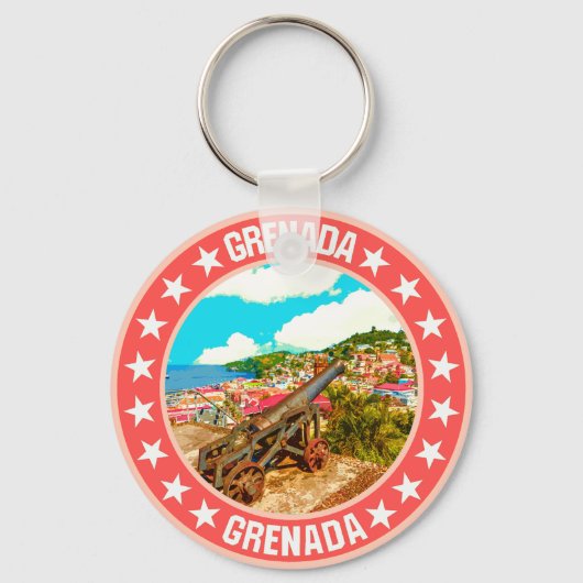 Grenada Sleutelhanger (Achterkant)