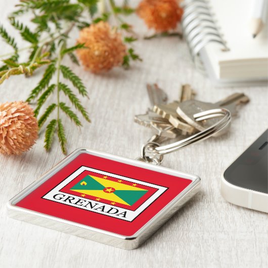 Grenada Sleutelhanger (Zijkant)