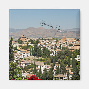 Grenada Spain cityscape Magneet