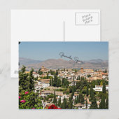 Grenada, Spanje cityscape Briefkaart (Voorkant / Achterkant)